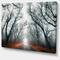 Designart - Mystic Road in Forest - Landscape Photography Canvas Print